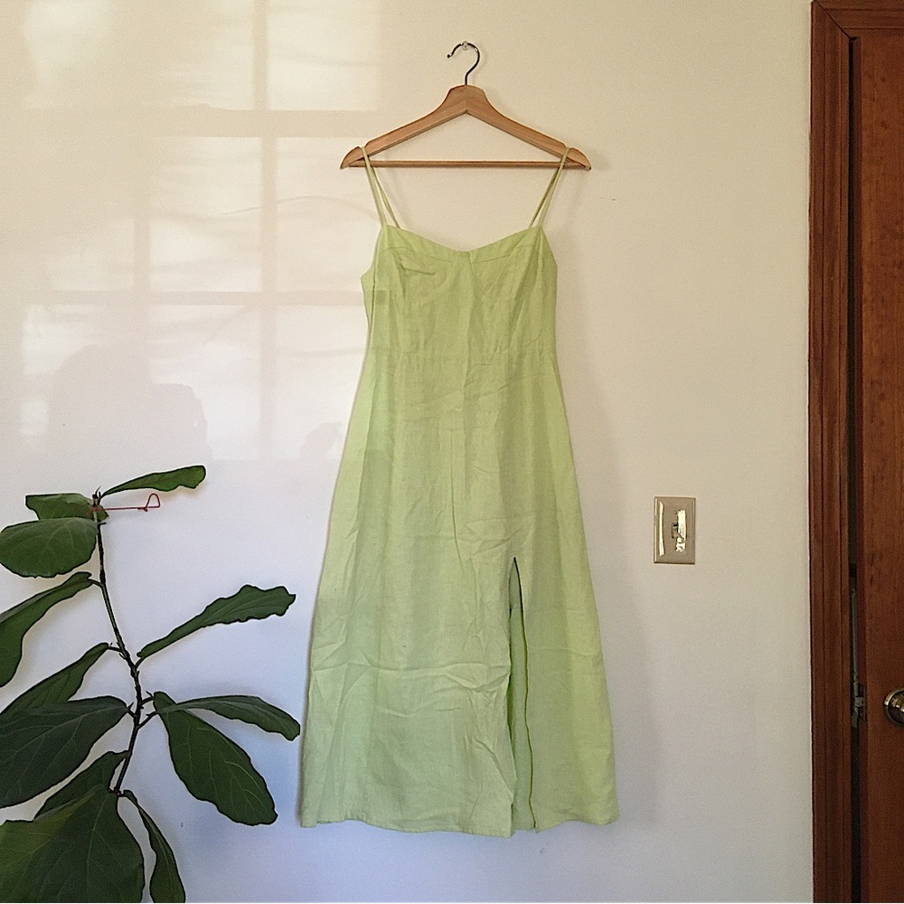 Linen Midi Dress